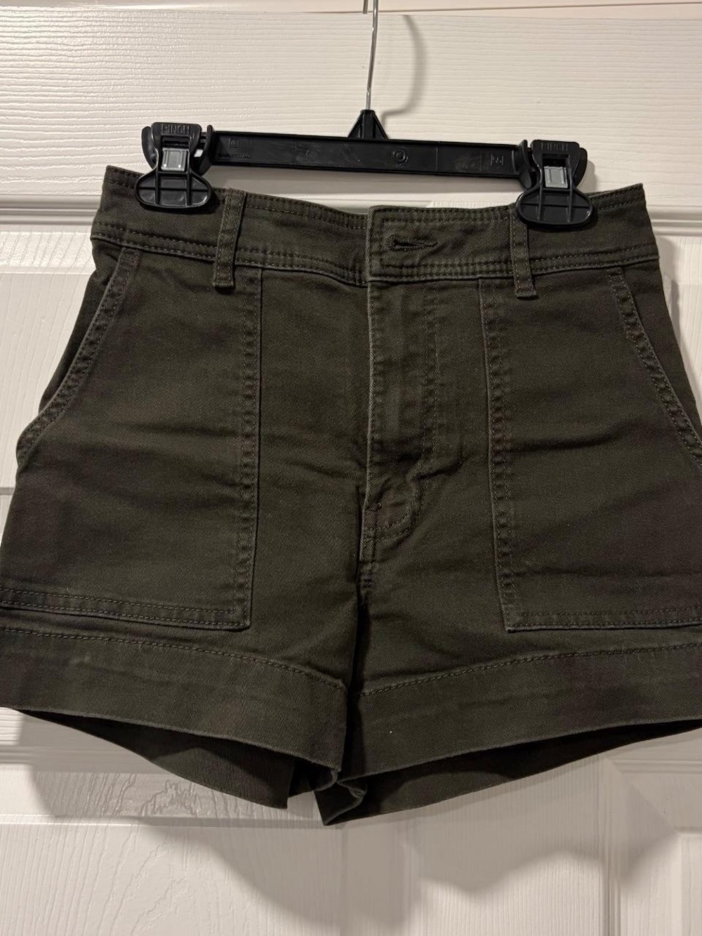 H&M Olive Green Utility Cargo Shorts